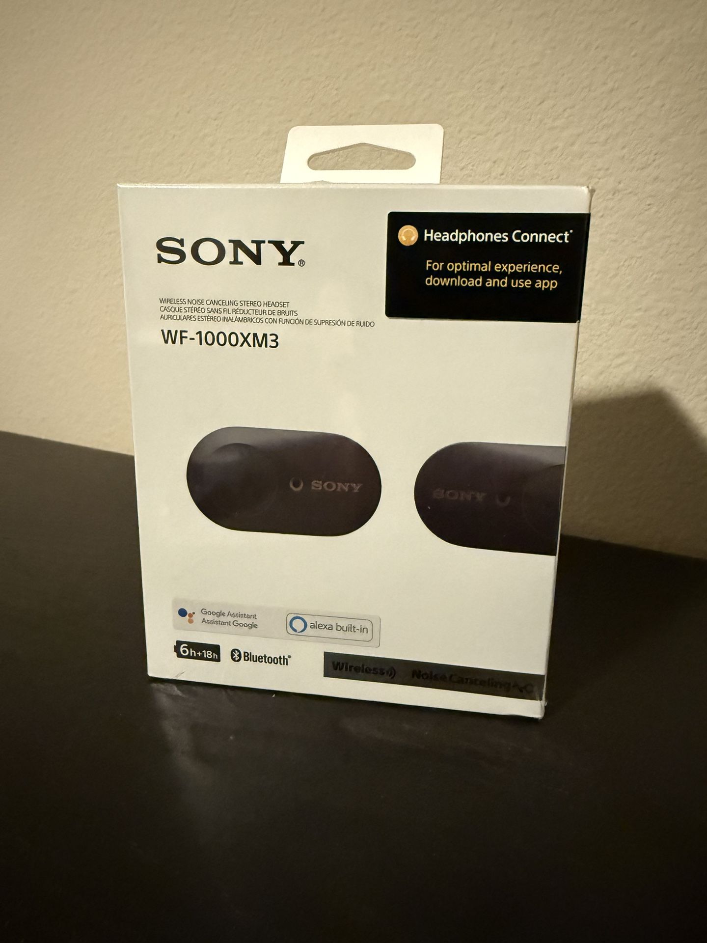 New Unopened Sony WF-1000xm3 Wireless Noise Canceling Headphones