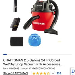 craftsman wet and dry vacuum 