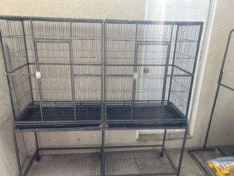 Double bird cage