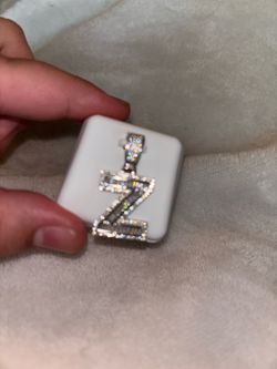 Letter Z Moissanite pendant