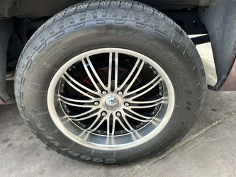 RIMS 275/60R20...6 LUGS FIT CHEVY SILVERADO YUKON TAHOE SUBURBAN NISSAN TITAN DENALLI NISSAN ARMADA
