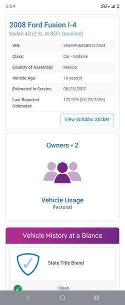 2008 Ford Fusion