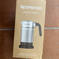 Nespresso Aeroccino 4 Milk Frother, Silver