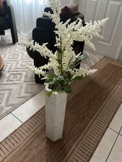 Restoration Hardware HEXAGONAL MARBLE VASE COLLECTION $80