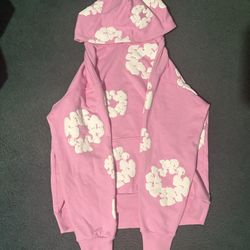 Denim Tears Hoodie- Pink (XL, Brand New)