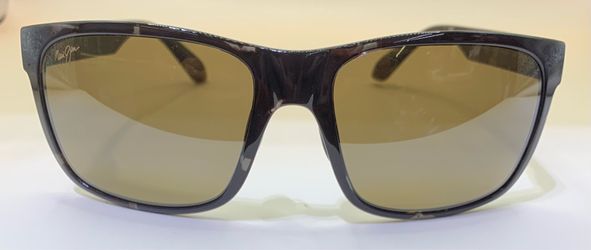 Maui Jim Mens Polarized Sunglasses Red Sands MJ0432S, Case
