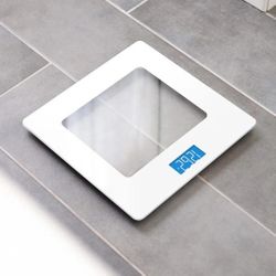 Greater Goods Digital Weight Scale, Accurate, Non-Slip and Scratch Resistant, White