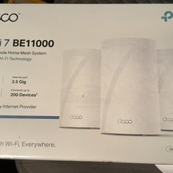 TP-Link Deco Wi-Fi BE11000 Tri Band Whole Home Mesh System