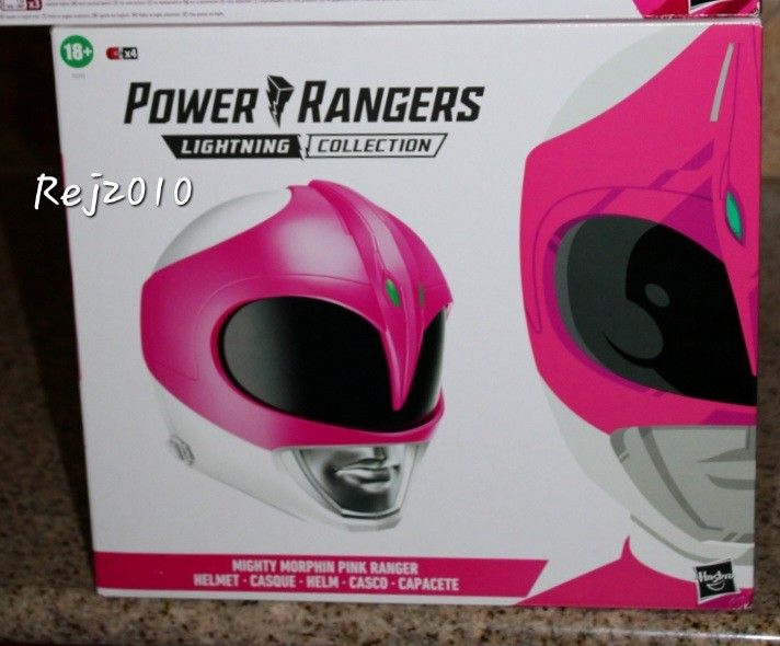 Mighty Morphin Power Rangers Pink Ranger helmet adult size wearable replica New