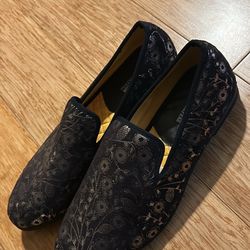 men velvet loafers