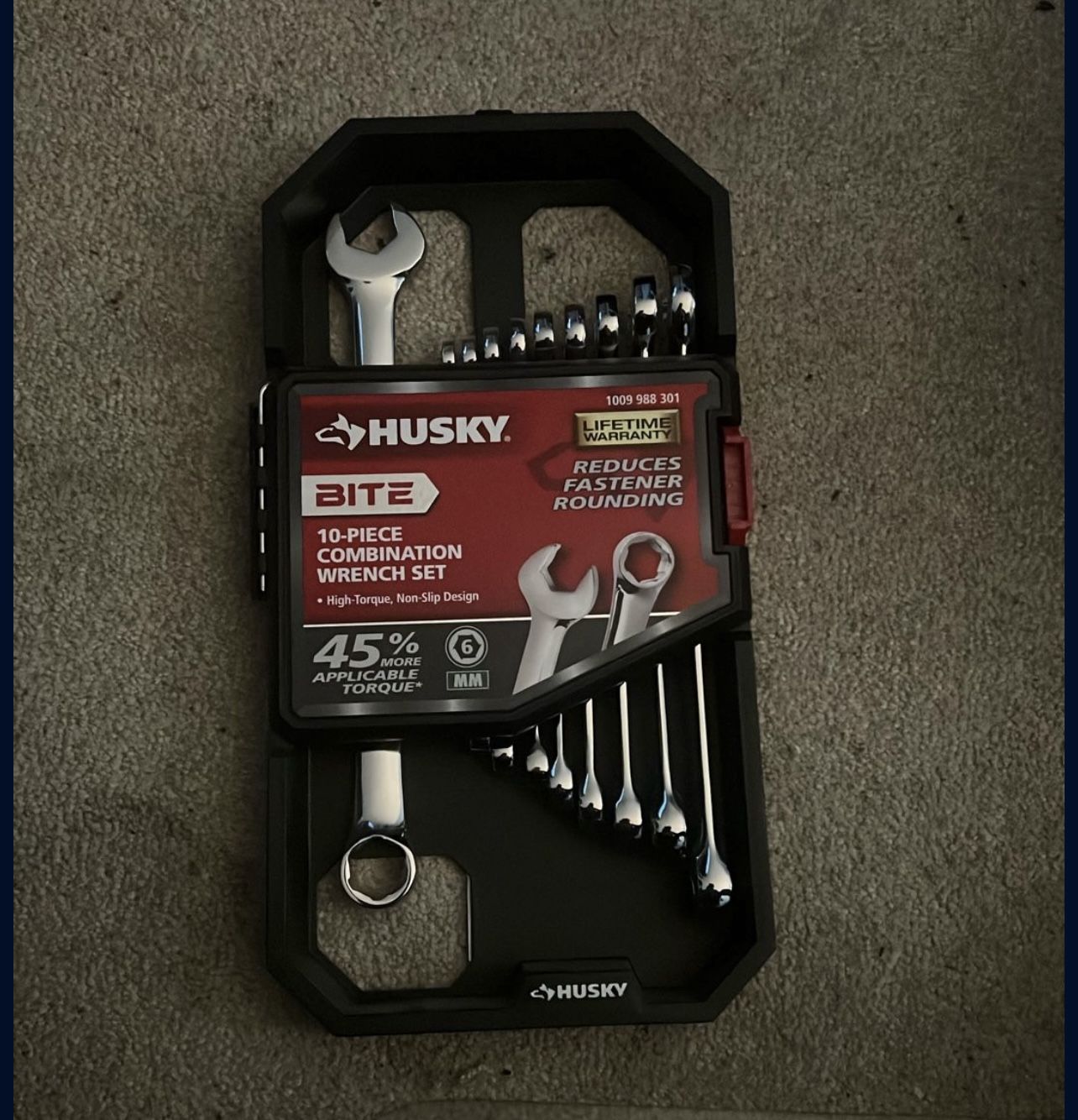 Husky 10 Piece Combination Wrench Set