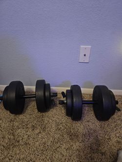 20lbs adjustable dumbells