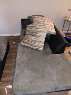 Grey sectional