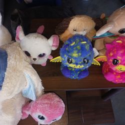 Peluches todos X 5