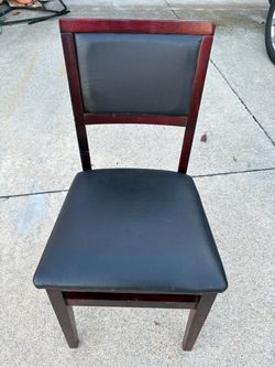 Linon Keira Folding Padded Wood Chairs