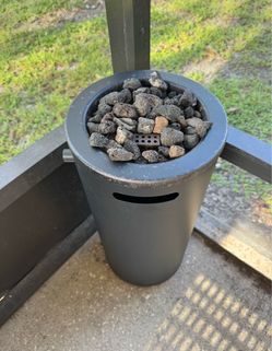 Small column fire pit