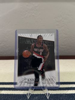 2013-2014 Panini Knight School Damian Lillard Trail Blazers Card