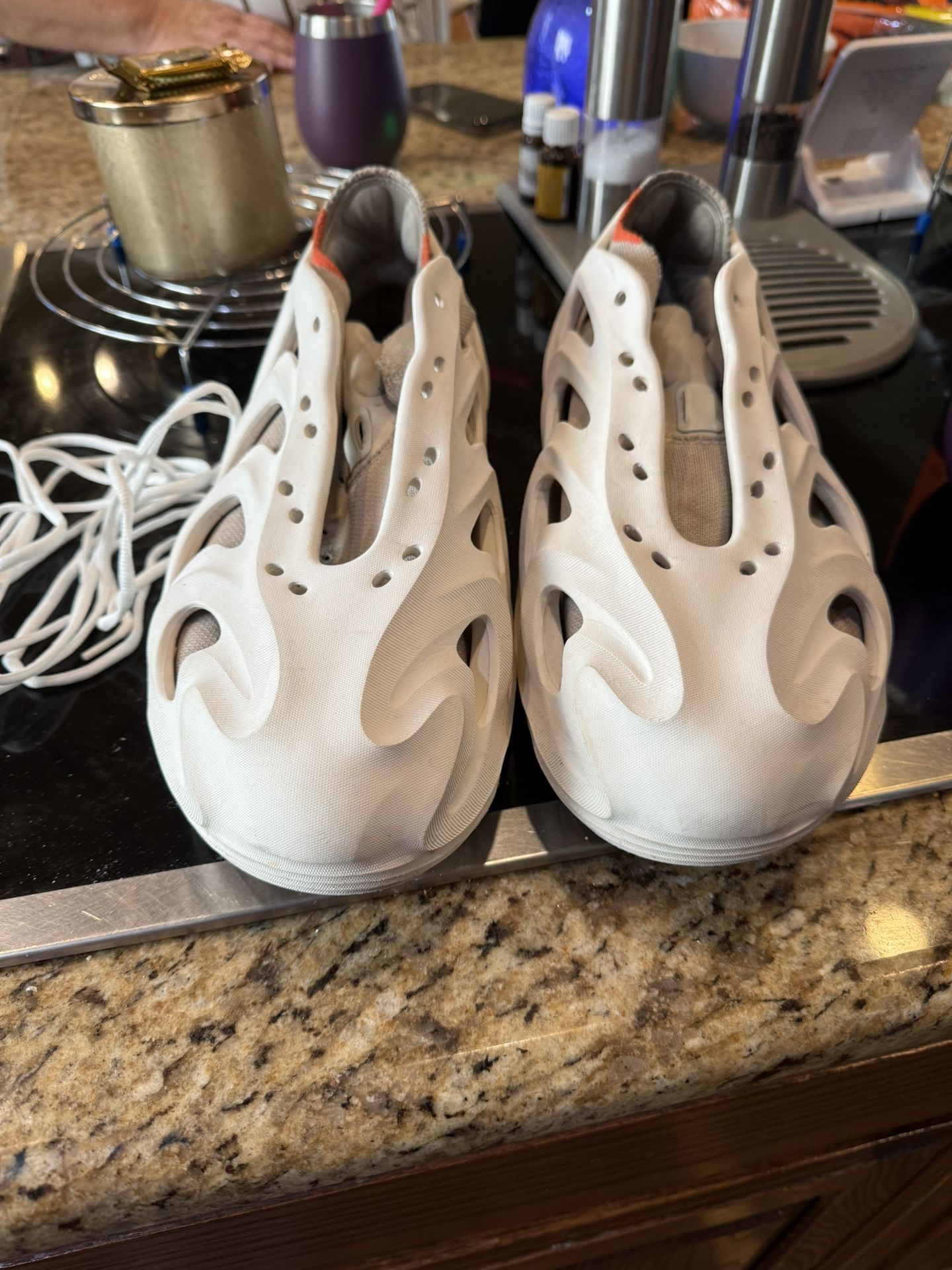 Mens adidas AdiFOM off white sz 11