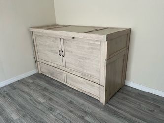 Night & Day Murphy Cube Cabinet Bed w/ Mattress – Like New