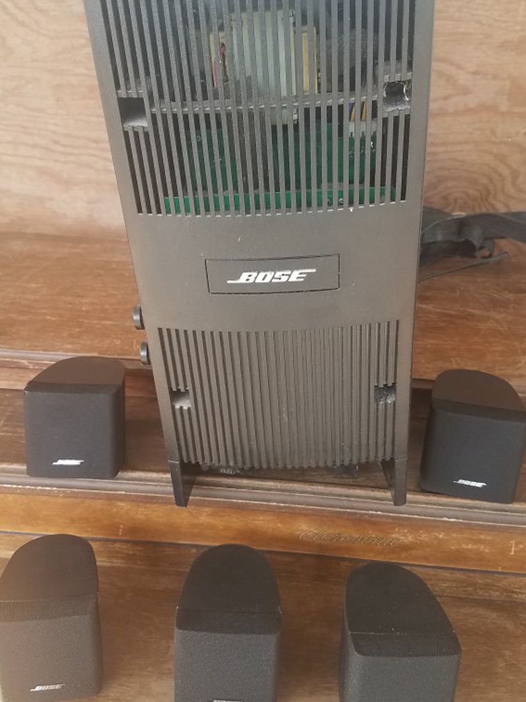 Bose Subwoofer and Cube Speakers 
