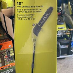 Ryobi 40 V Pole Saw 10”