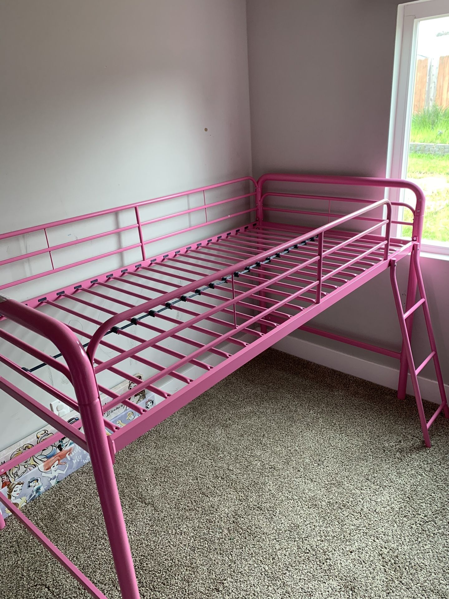 Junior Twin Low Loft Bed Frame