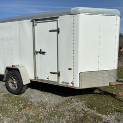 2008 6x10 Wells Cargo Enclosed Trailer