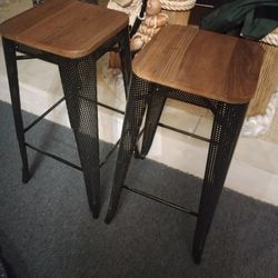 2 CUTE BAR STOOLS 29"H AT PICKY PINCHERS 3643 5TH AVE N ST PETE OPEN WEDNESDAY THRU SUNDAY NOON TO 6 PM FREE DELIVERY