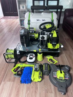Complete Ryobi Car Wash Kit