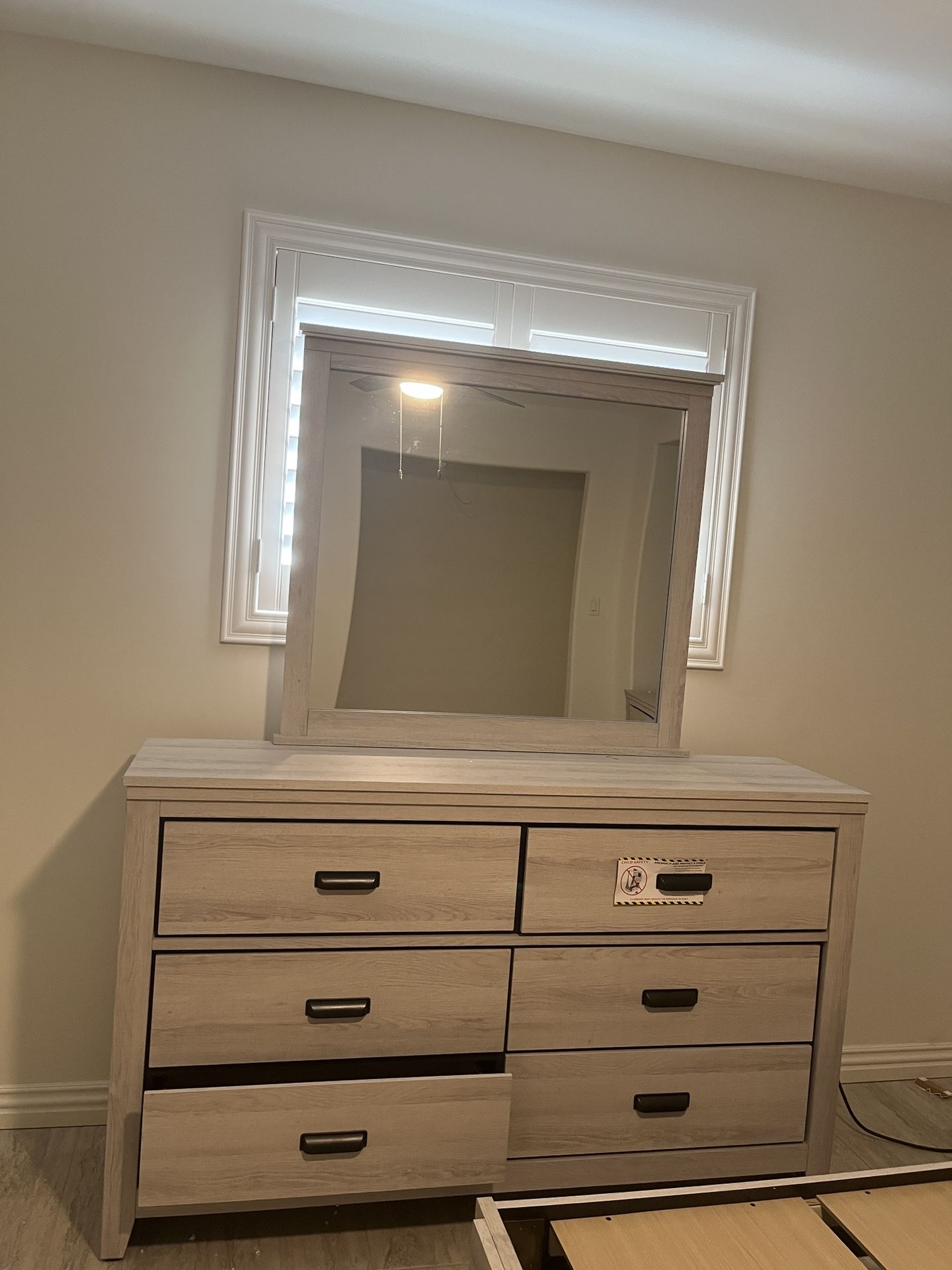 Brand new Wood Dresser with mirror