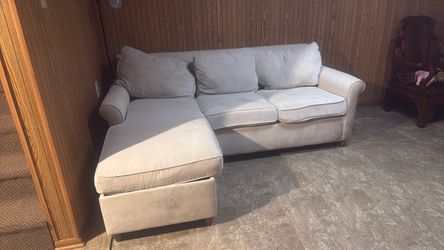 White sofa sectional