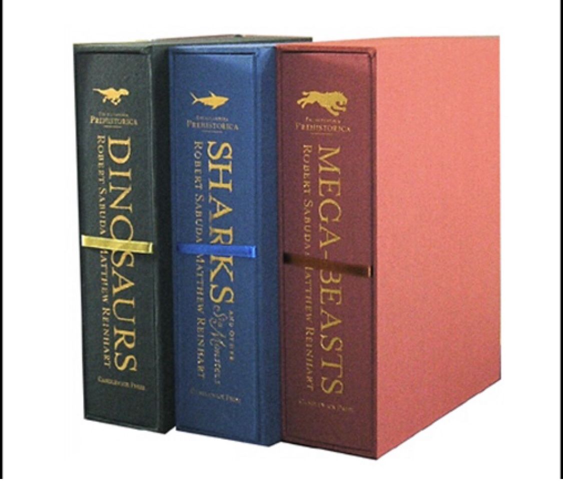 Encyclopedia Prehistorica Pop Up Book Set Limited Edition Signed