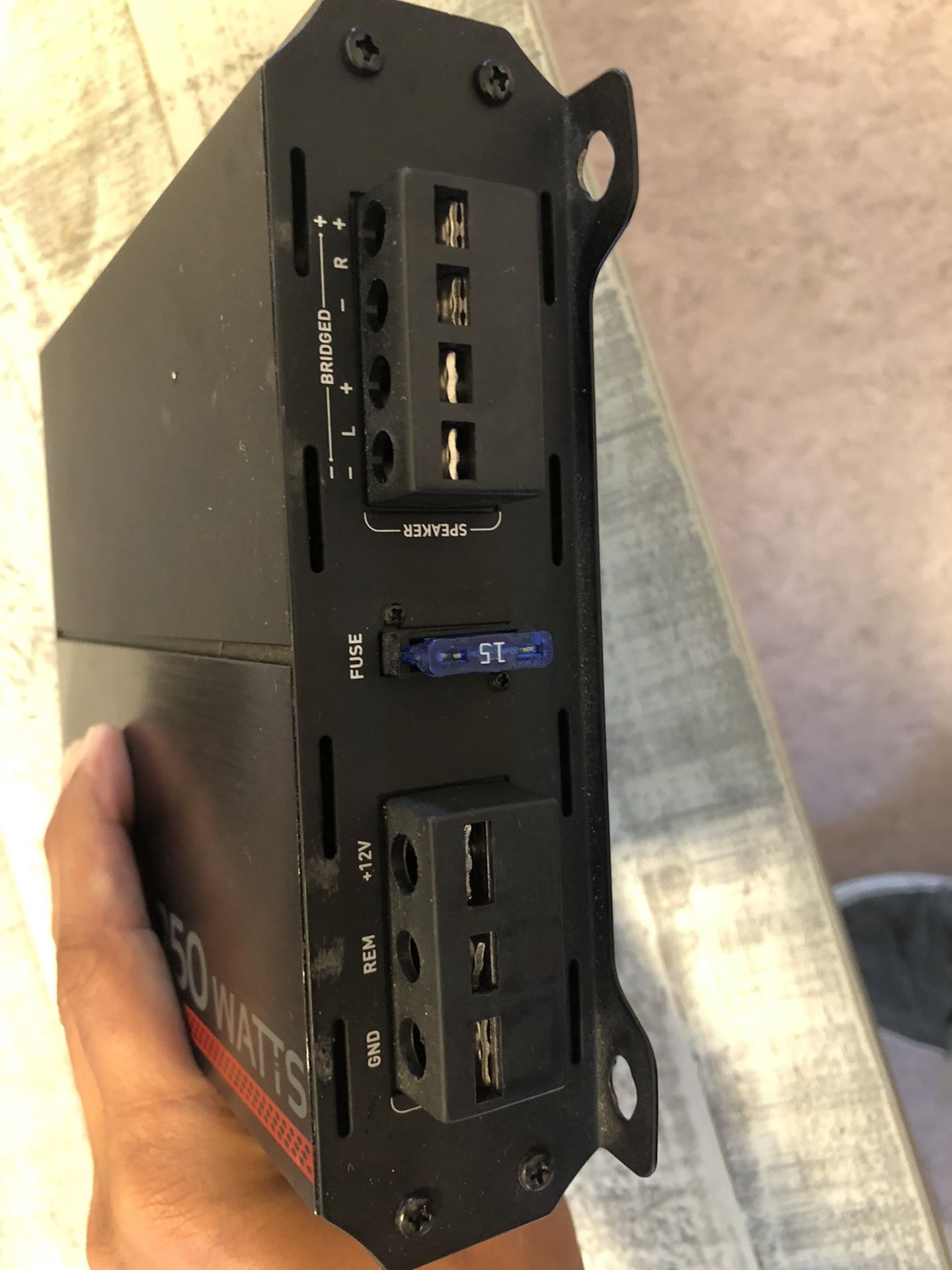 Amp and subwoofer LOC for stock radio for Sale in Claremont, CA OfferUp