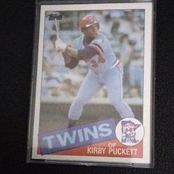 1986 Topps - #536 Kirby Puckett (RC)Rare Error Card
