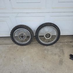 Takasago 12&14 inch dirt bike wheels 