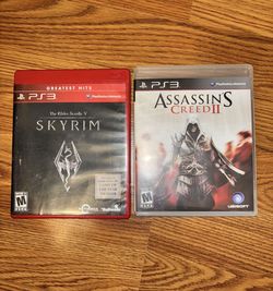 PS3 SKYRIM & ASSASSINS CREED II