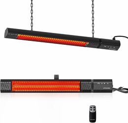 ThermoMate 1500W Outdoor Patio Heater Infrared Electric Heater with Remote