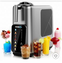 3-in-1 Slushie Machine, Ice Cream Maker & Frozen Drink Maker with 7 Preset Programs No Ice Needed, 15 Mins Rapid Chill,304 Stainless Steel