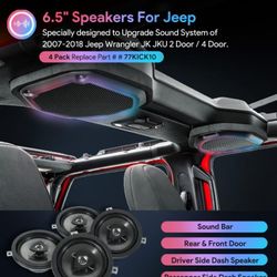 2007-2018 Jeep Wrangler JK JKU, Speaker Upgrade