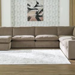 Sophie 6pc Sectional,  Furniture Couch Livingroom Sofa 🎁