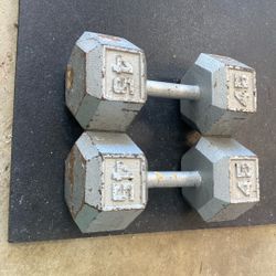 Pair Of 45lb Dumbbells $85