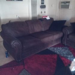 2 Nice Leather Couches 