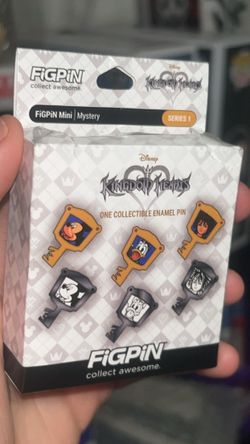 Kingdom Hearts Axel Y874 Enamel Pin FigPin Mini Series 1 Super Rare