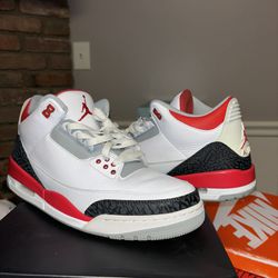 Air Jordan 3 “Fire Red” 2013 Pair With Original Receipt