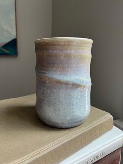 Handcrafted Accent Vase ( H6.5” D4.5” ) firm on price