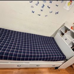 Twin Bed With Headboard 