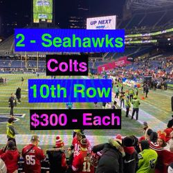 Seahawks Colts Tickets 