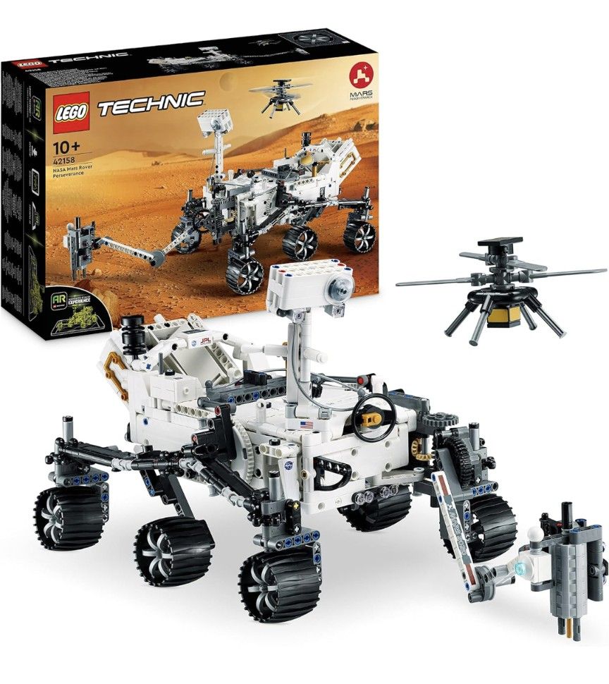 LEGO 42158 NASA Probe of Mars Rover Persavialance, Toy Blocks, Present, Space, Boys, 10 Years Old and Up