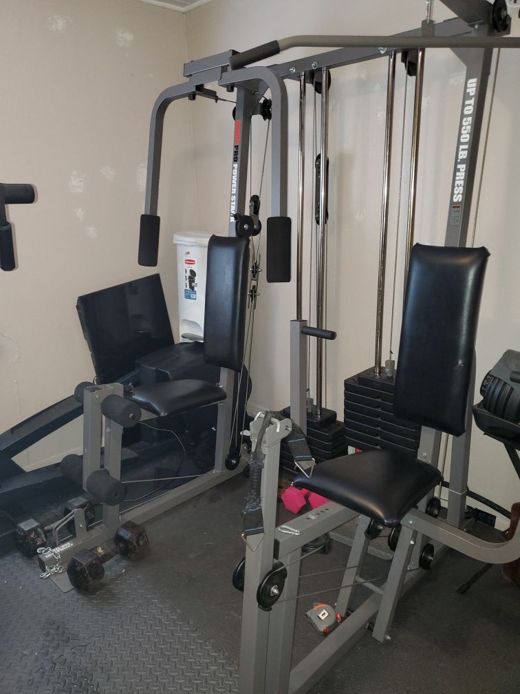 Nordictrack Elliptical and Weider Pro power Stack