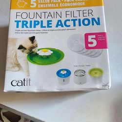 Catit Fountain Filter Triple Action